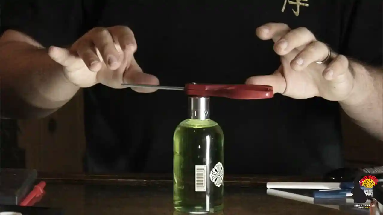 اجرای تله کینزی یا چرخش اشیاء