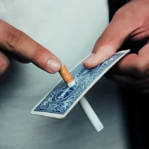 شعبده بازی رفتن خودکار یا سیگار به داخل کارت