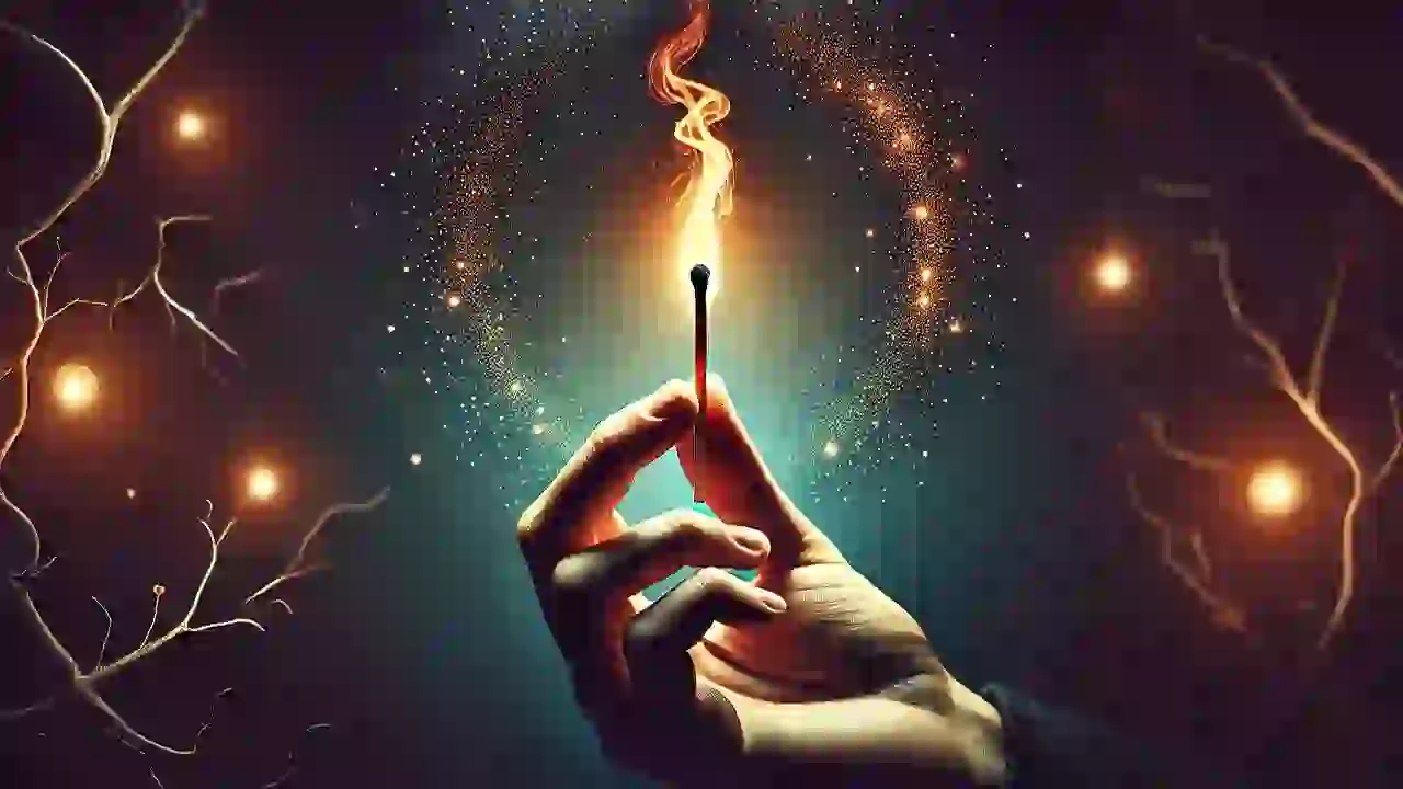 آموزش کندن نخ کبریت